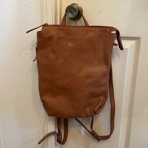 Anthropologie | leather backpack
